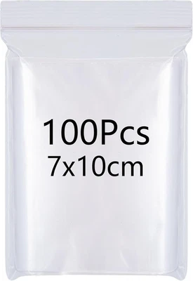 Zipper Beutel Klein Druckverschlussbeutel Baggies 7X10 Cm Kleine Plastiktüten  - Bild 1 von 4