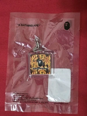 New Bape Keychain Orange Flame World Gone Mad  A Bathing Ape In Sealed Package - Image 1 of 4