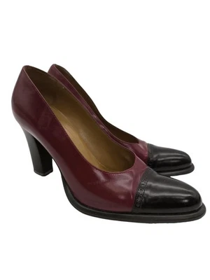 SERGIO ROSSI Tacones altos Mujeres Tacones Talla EU 38 rosa-negro look casual - Imagen 1 de 4