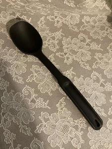 Pampered Chef Black Nylon Basting Serving Spoon 2349 Heat Resistant 12" - Picture 1 of 9