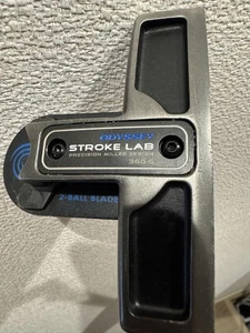 Odyssey Stroke Lab 2-Ball Blade Putter 33" 360g With Headcover & Grip - Picture 1 of 7