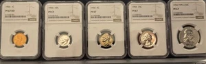 1956 UNITED STATES MINT PROOF SET NGC CERTIFIED PF67 - Picture 1 of 2