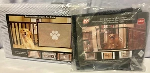 Menge 2 -- Tragbare Mesh Hundetore, 30" x 70" Neu im Karton! - Bild 1 von 4