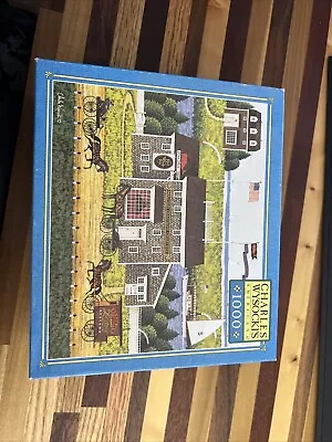 Charles Wysocki Puzzle Red Whale Inn  - Image 1 of 4