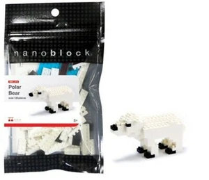 NANOBLOCK Polar Bear, Over 120 Pieces, Ages 8+ NIP Brand New  - Picture 1 of 4