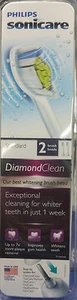 Philips Sonicare - Cabezales de cepillo de dientes de repuesto DiamondClean (paquete de 2) - blanco - Imagen 1 de 1