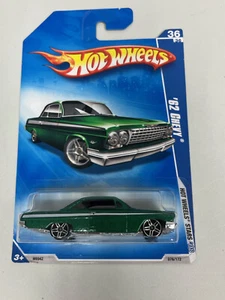 Hot Wheels 2008 All Stars '08 Green '62 Chevy Toy Car 076/196 A104 - Picture 1 of 2