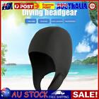 Scuba Swimming Diving Hood Caps Snorkeling Water Sports Surfing Hat (Black)