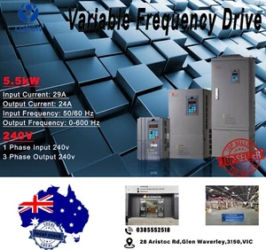 5.5kw/7 HP 25A 240V AC single phase variable frequency drive inverter VSD VFD - Foto 1 di 12