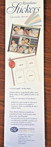 2001 Creative Memories RAINBOW STICKERS & HOLIDAY BORDER Sticker 1 Set Of Each - Picture 1 of 4