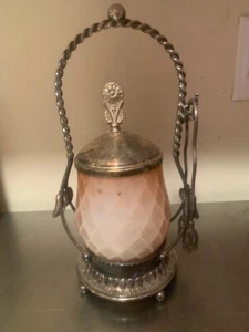 Rueda antigua Cox Pickle con vidrio rosa concha marina y completa con pinzas - ABE fc 84 - Imagen 1 de 8