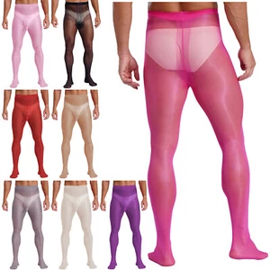 Herren Strumpfhose Nahtlos Unterwäsche Netzstrumpfhose Strümpfe Nachtwäsche Crossdresser - Bild 1 von 43