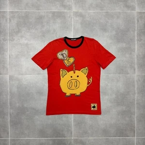 Dolce & Gabbana D&G Money Box 2019 Year of The Pig Y2K T-Shirt Size M - Picture 1 of 15