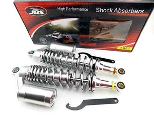 KAWASAKI ZR550 ZEPHYR 347mm JBS REAR AIR NITROGEN CELL SHOCK ABSORBERS SC - Picture 1 of 4