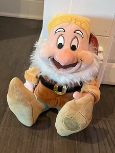"Feliz Peluche Enano de Blancanieves - Versión Exclusiva de Parques Disney 8"" Sentado" - Imagen 1 de 5