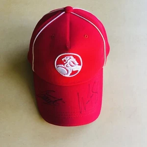 Holden Racing Team Garth Tander Will Davison Signed Cap Official Merchandise HRT - Picture 1 of 12