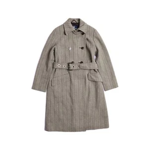 Ladies Aquascutum Classic Vintage Double Breasted Wool / Cashmere Coat Size M - Picture 1 of 5