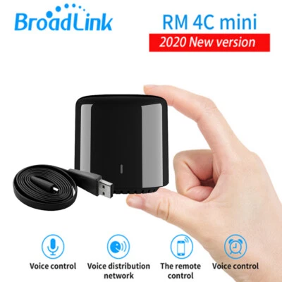 Universal BroadLink RM4C Mini Infrared Black Bean WIFI Remote Controller W9M8 - image 1 of 4