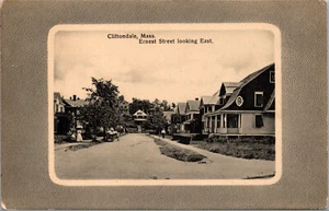 Vtg 1910s Ernest Street Cliftondale Saugus Massachusetts MA Postcard - Picture 1 of 2