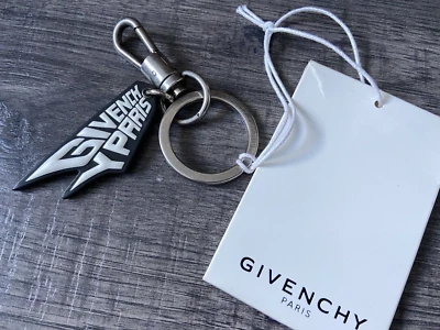 Givenchy Llavero de Cuero & Logo Bolsa Polvo Hecho en Italia Nuevo con Etiqueta - Imagen 1 de 4