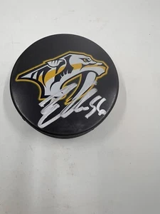 Erik Haula #56 Signed Autographed Nashville Predators Official Hockey Puck NHL - Picture 1 of 2