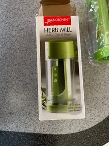Manual Herb Grinder Spice Mill Cheese Peanut Grater Garlic Slicer Salt Pepper - Picture 1 of 8