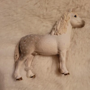 Schleich WHITE WELSH PONY STALLION Horse Animal 13871 Figure 2017 - Picture 1 of 7