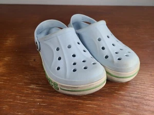 Crocs Clogs Youth Size C13 Water Shoes Slip On Shoes Sandals Blue - Picture 1 of 10