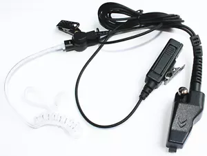FBI Headset Earpiece 2 Wire MIC for KENWOOD TK-280 TK-380 TK290 TK390 Radio K313 - Picture 1 of 3
