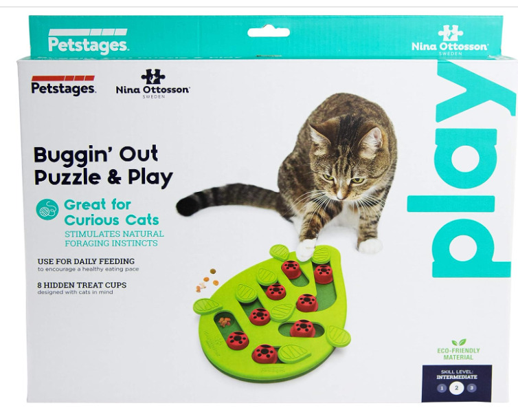 Nina Ottosson  Buggin' Out Puzzle & Play - Interactive Cat Treat game