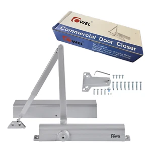 Heavy Duty/UL Listed Commercial Automatic Door Closer, Cast Aluminum Body | OWEL - Picture 1 of 7