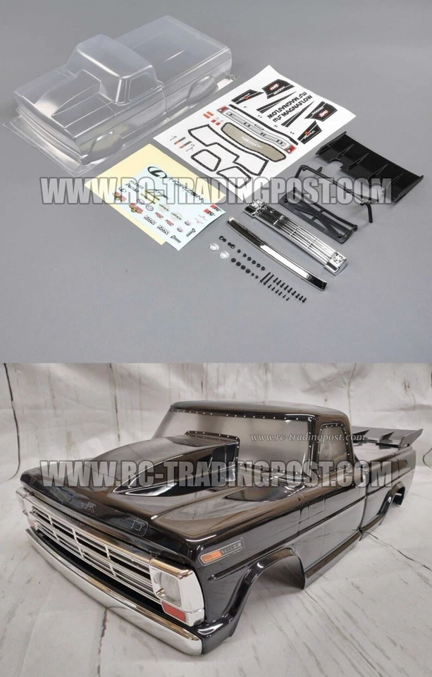 Clear Body Set, 1968 F100 for 1/10 LOSI 22S Drag Car No Prep Drag Car - Image 1 of 1
