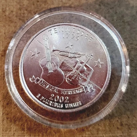 2002-D Tennessee Quarter Error: Die Crack From Rim-To-Rim Cover