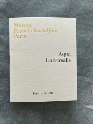 MAISON FRANCIS KURKDJIAN PARIS AQUA UNIVERSALIS TOILETTE 2ML 0.06 FL OZ NEW - Image 1 of 2