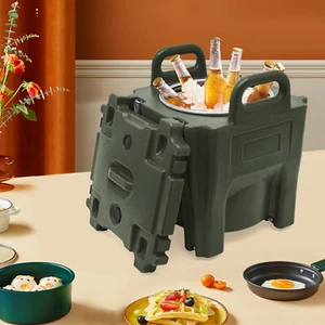Commercial Food Pan Carrier Insulated Catering Hot Cold Serving Chafing Dish - Picture 1 of 15