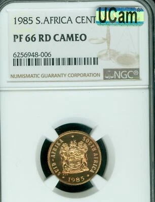 1985 SOUTH AFRICA 5 CENTS NGC PF66 MAC UCam MAC SPOTLESS * - Image 1 of 2
