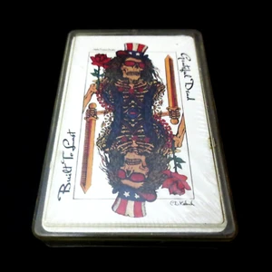 Grateful Dead Playing Cards Dead In A Deck 1989 Poker Card Texas Holdem Ace New - Picture 1 of 24