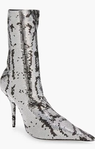 ⭐️ Botas Balenciaga Cuchillo Lentejuelas Piel de Serpiente $1500 Nuevas - Imagen 1 de 14