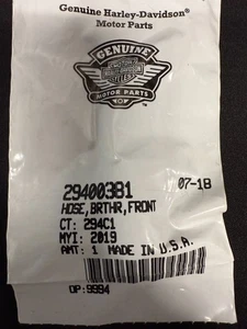 HARLEY BREATHER HOSE REAR 29400382 - Picture 1 of 2