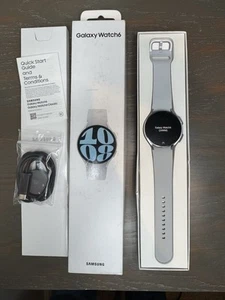 Samsung Galaxy Watch6 SM-R940 44mm Aluminum Case with Sport Band - Silver... - Zdjęcie 1 z 3