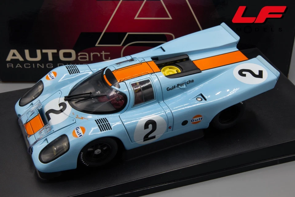 1:18 Porsche 917 K Winner 1970 Daytona Kinnunen/Rodriguez - Autoart - Immagine 1 di 4