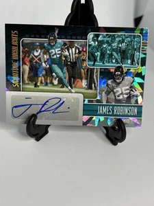 Panini James Robinson 2022 #SH65 firma destacados autógrafo Cracked Ice SP - Imagen 1 de 10