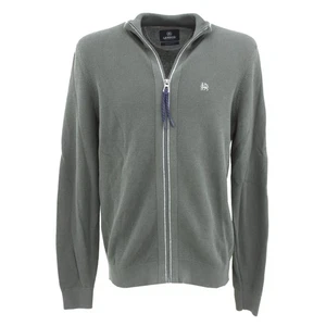  LERROS Herren Strickjacke Stehkragen khakigrün 33194 - Picture 1 of 2