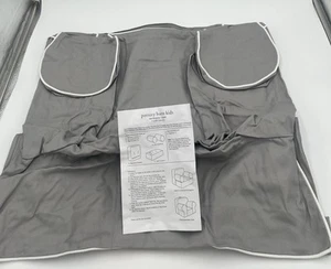 Pottery Barn Kids Anywhere Stuhl Schonbezug grau mit weißen Paspeln - Neu mit Etikett - Kinder - Bild 1 von 5