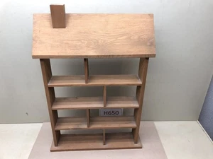 Vintage Wooden House Miniatures Shelf Knick-Knack Curio Display Shadow Box - Picture 1 of 10