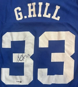 Grant Hill Signed AUTHENTIC VINTAGE Duke Blue Devils Nike Elite Jersey JSA COA - Picture 1 of 5