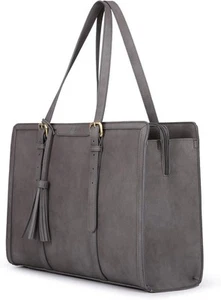 Laptop Bag For Women 15.6 Inch Work Tote Bags PU Leather Computer Purse For…… - Picture 1 of 6