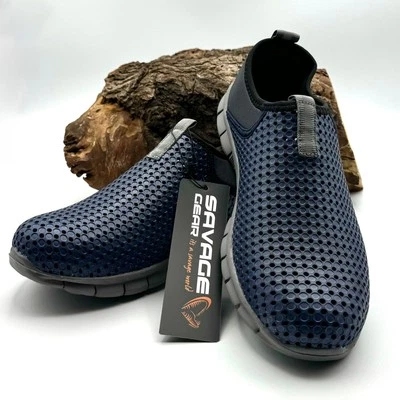 Zapatos Savage Gear Cool Step Shoes T. 42 43 44 45 46 azul gris zapatos de pesca DA