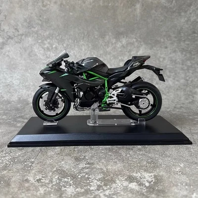 AOSHIMA 1/12 Scale Kawasaki Ninja H2 Motorcycle Diecast Model Toy NIB - Bild 1 von 4