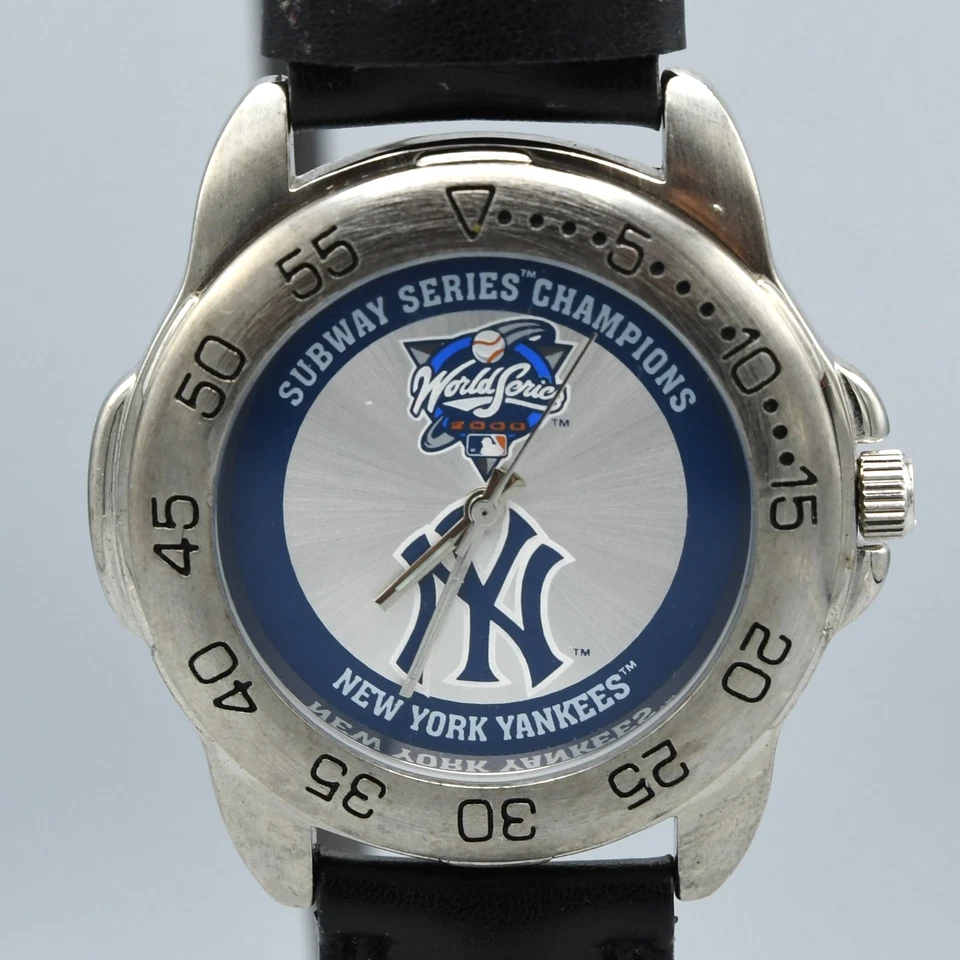 New York Yankees Watch MLBP World Series Vintage 2000 Subway NEW BATTERY - Image 1 of 4